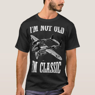 P 38 t-shirt voor bliksem, perfect voor vliegende 