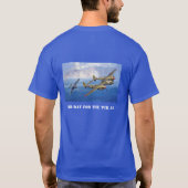 P-38 Versus Pik-As P-38 Wins! T-shirt (Achterkant)