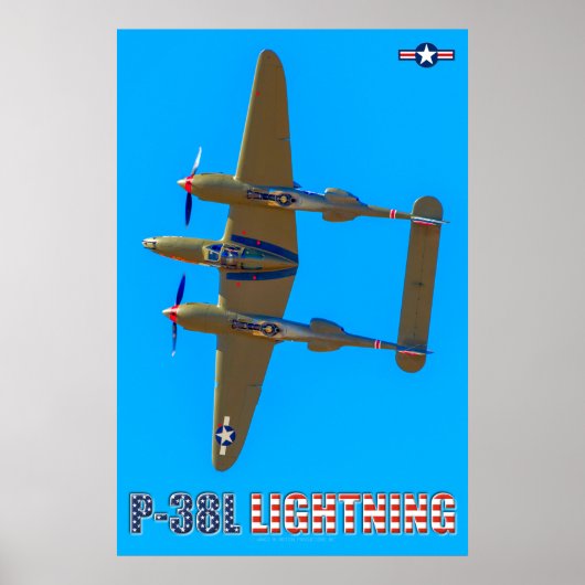P-38L LICHTING POSTER (Voorkant)