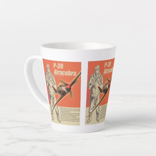 P-39 Airacobra Latte Mok (Linkerhoek)