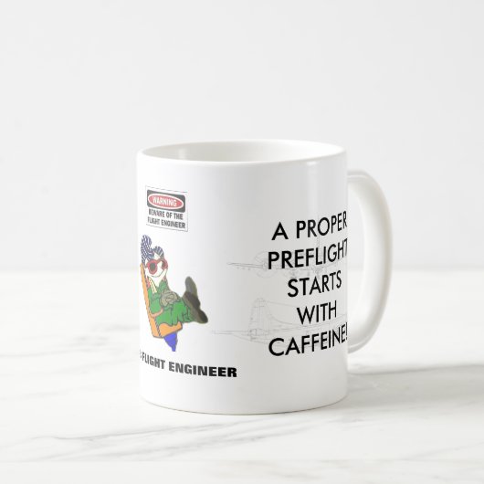 P-3 FE Preflight/Postflight Mok (Voorkant rechts)
