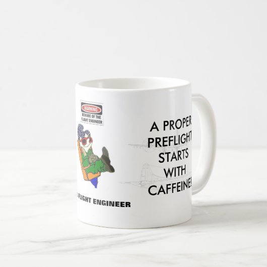 P-3 IBNFE pre-Flight 15oz Mok (Voorkant rechts)