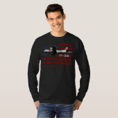 P-3 Orion Amerikaanse vlag T-shirt (Voorkant volledig)