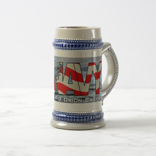 P-3 Orion Beer Stein Bierpul (Voorkant rechts)