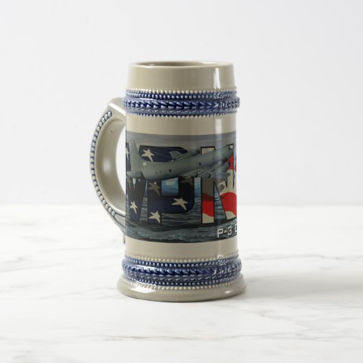 P-3 Orion Beer Stein Bierpul (Voorkant links)