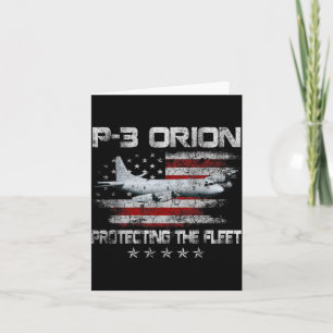 P-3 Orion Sub Hunter Asw Vliegtuig  Veteranen Kaart