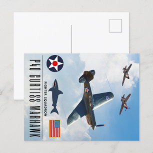 P-40 CURTISS WARHAWK FIGHTER SQUADRON BRIEFKAART