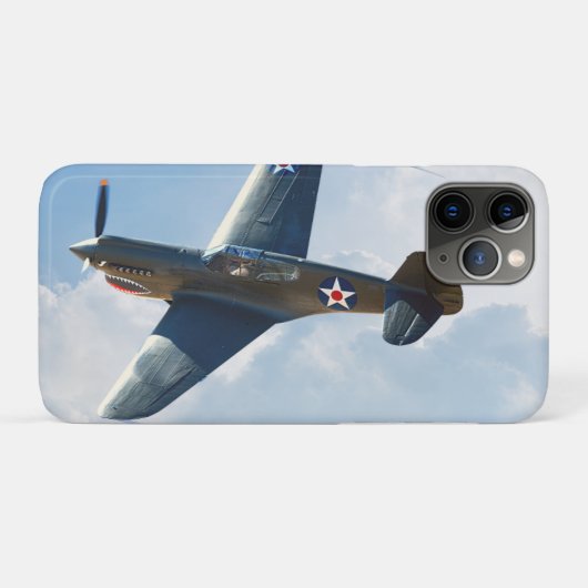 P-40 CURTISS WARHAWK FIGHTER SQUADRON Case-Mate iPhone CASE (Achterkant (horizontaal))