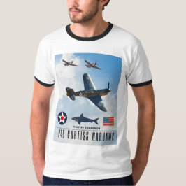 P-40 CURTISS WARHAWK FIGHTER SQUADRON T-SHIRT
