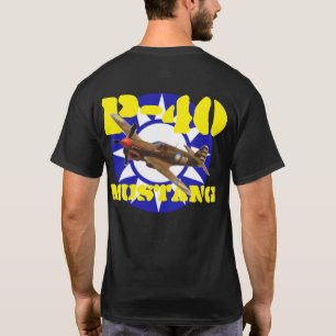 P-40 MUSTANG FLYING TIGER T-SHIRT