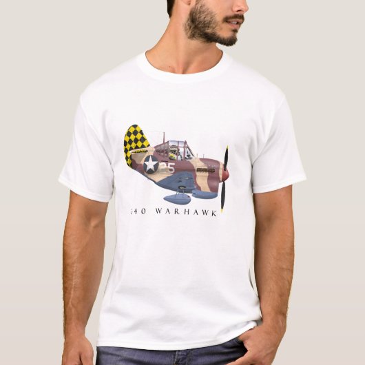 P-40 t-shirt van het Lusje van de Controleur (Voorkant)