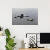P-40 Tomahawk en A-10 Warthog Poster (Thuiskantoor)