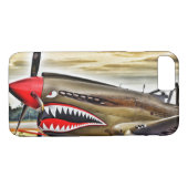 P-40 Warhawk Case-Mate iPhone Case (Achterkant (Horizontaal))