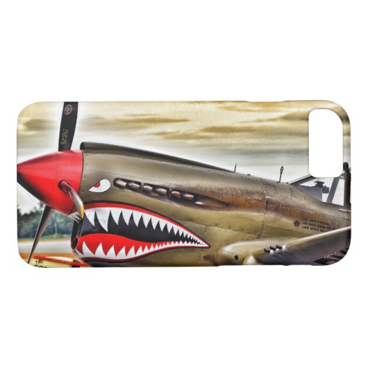 P-40 Warhawk Case-Mate iPhone Case (Achterkant (Horizontaal))