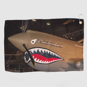 P-40 Warhawk Fighter Plane Golf Towel Golfhanddoek