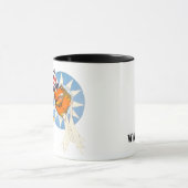 P-40 Warhawk Fighter Plane Nose Art Coffee Mok (Midden)