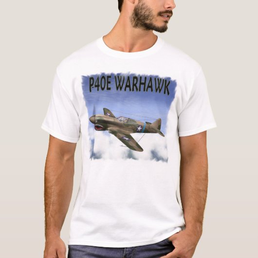 P-40 WARHAWK FLYING TIGERS T-SHIRT (Voorkant)