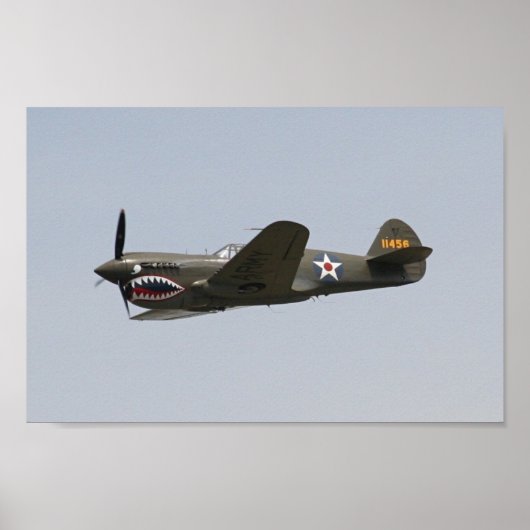 P-40 Warhawk Poster (Voorkant)
