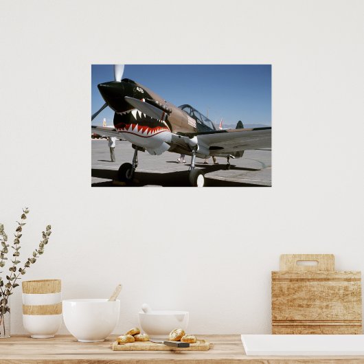 P-40 Warhawk Poster (Keuken)