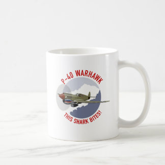 P-40 Warhawk Shark Mouth Koffiemok