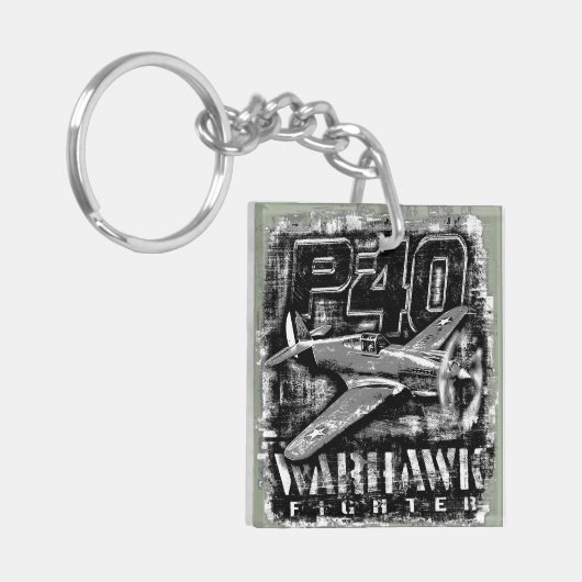 P-40 Warhawk Sleutelhanger (Voorkant Links)