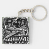 P-40 Warhawk Sleutelhanger (Achterkant)