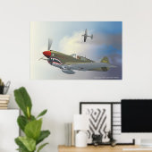 P-40 Warhawks Poster (Thuiskantoor)