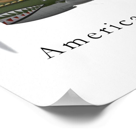 P-40B_AVG "Flying Tigers" Poster (Hoek)