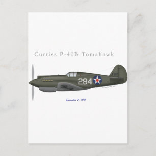 P-40B Defense of Pearl Harbour Briefkaart