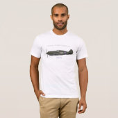 P-40B Tomahawk Fighter T-shirt (Voorkant volledig)