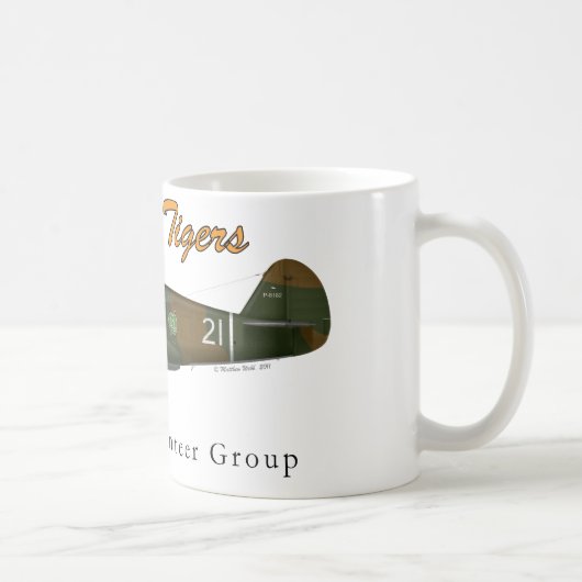 P-40B vliegende trekkers Koffiemok (Rechts)