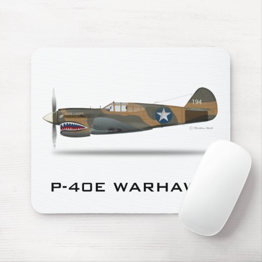 P-40E WARHAWK MUISMAT (Met muis)
