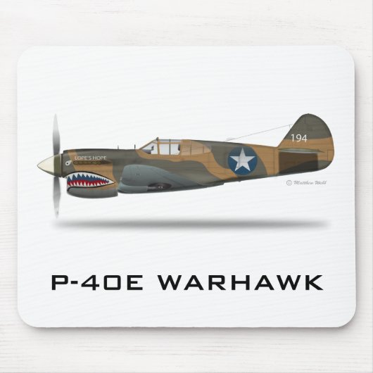 P-40E WARHAWK MUISMAT (Voorkant)
