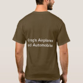 P-47 T-shirt voor vliegtuigen (Achterkant)