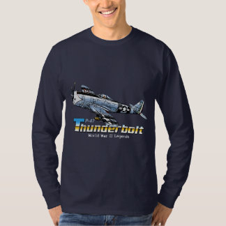 P-47 Thunderbold Leggende op de Tweede Wereldoorlo T-shirt