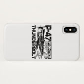 P-47 Thunderbolt Case-Mate iPhone Case (Achterkant (horizontaal))