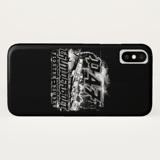 P-47 Thunderbolt Case-Mate iPhone Case (Achterkant (horizontaal))