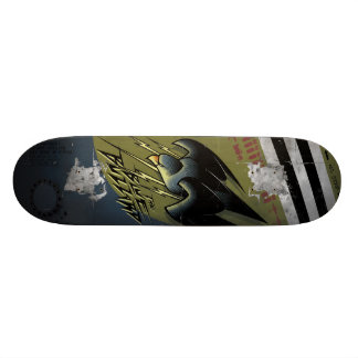 P-47 Thunderbolt Fighter Plane Nose Art Skateboard