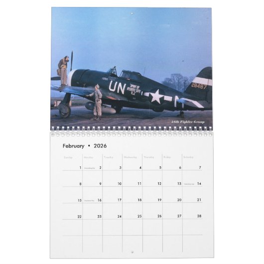 P-47 Thunderbolt Kalender (Feb 2026)