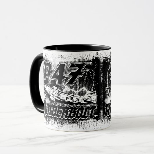 P-47 Thunderbolt Mok (Voorkant links)