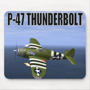 P-47 THUNDERBOLT Mousepad Muismat