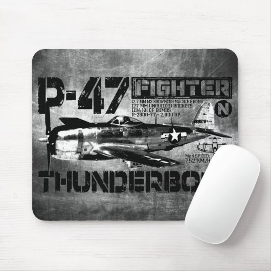 P-47 Thunderbolt Muismat (Met muis)