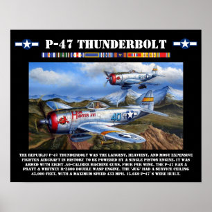 P-47 Thunderbolt Poster