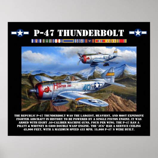 P-47 Thunderbolt Poster (Voorkant)