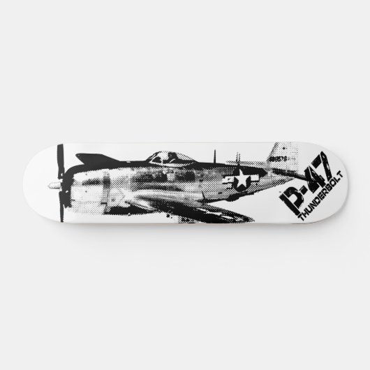 P-47 Thunderbolt Skateboard (Horizontaal)