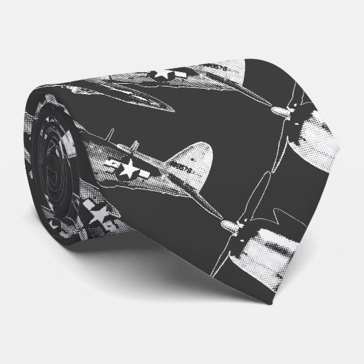 P-47 Thunderbolt Stropdas (Opgerold)