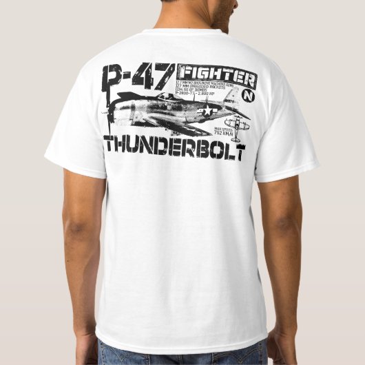 P-47 Thunderbolt T-shirt (Achterkant)