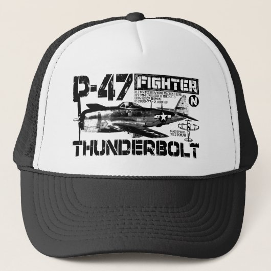 P-47 Thunderbolt Trucker Pet (Voorkant)