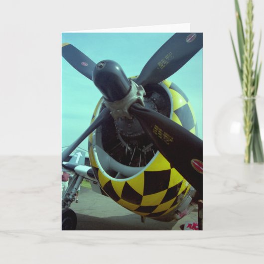 P-47 Thunderbolt-Wenskaart Kaart (Voorkant)
