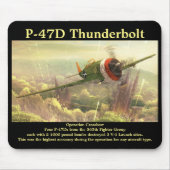 P-47D Thunderbolt Muismat (Voorkant)